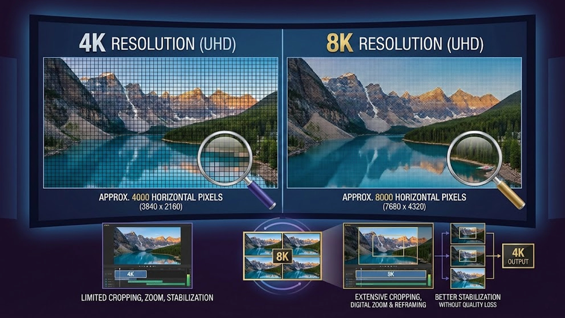 4K vs. 8K Filming